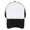 12 Pack: Black & White Sublimation Trucker Cap by Make Market®